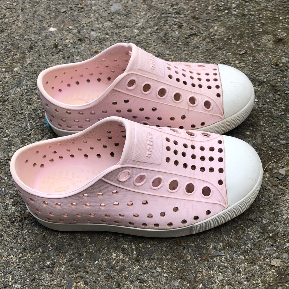 Toddler Girls Jefferson Natives in Milk Pink/Shell White